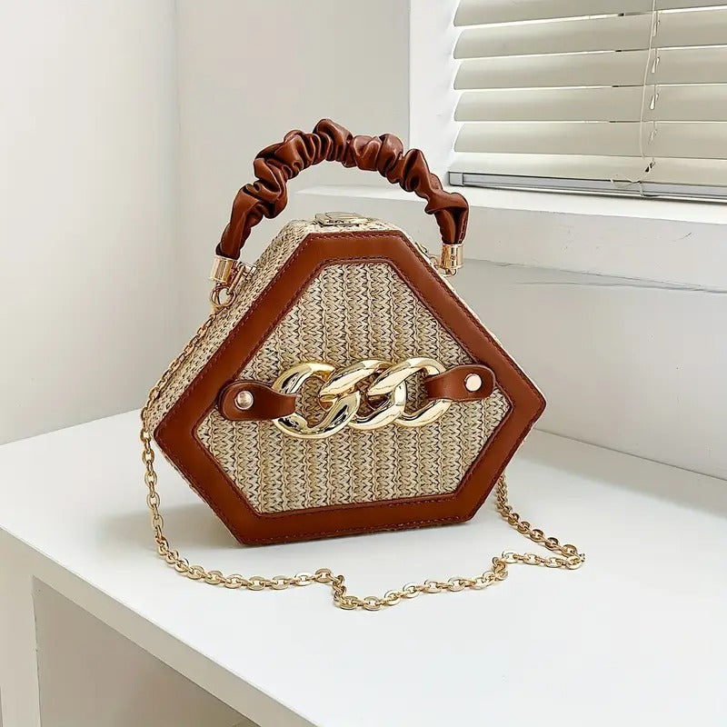 Mini Chain Strap Satchel Bag
