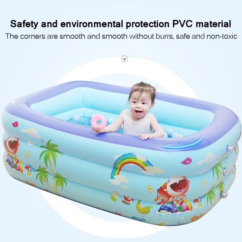 Children's Swimming Pool Inflatable Garden Kids Baby Bath Bathtub