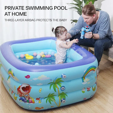 Children's Swimming Pool Inflatable Garden Kids Baby Bath Bathtub