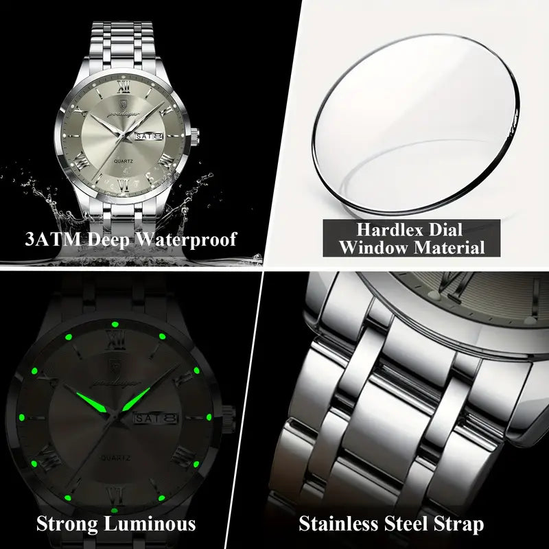 Steel Belt Men's Watch