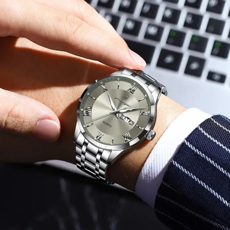 Steel Belt Men's Watch