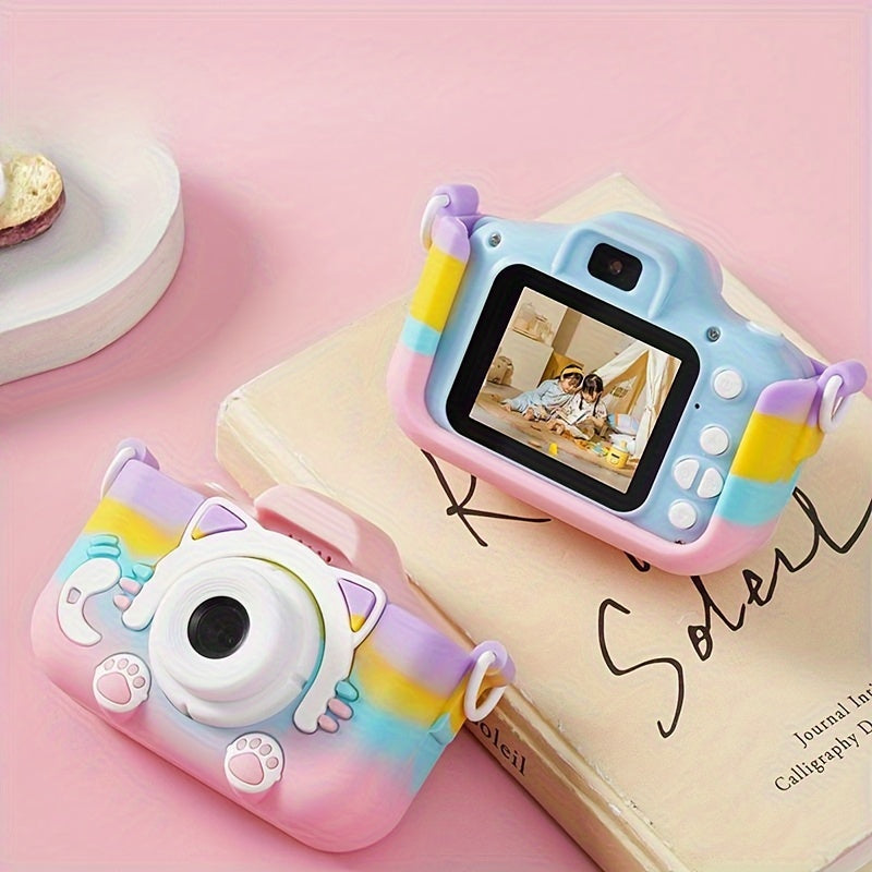 Camera Toys Digital Video Camcorder Camera With Cartoon Soft Silicone Cover