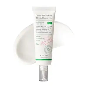 AXIS-Y Complete No-Stress Physical Sunscreen V3 - SPF 50 Mineral Sunscreen with 2% Niacinamide