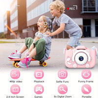 Camera Toys Digital Video Camcorder Camera With Cartoon Soft Silicone Cover