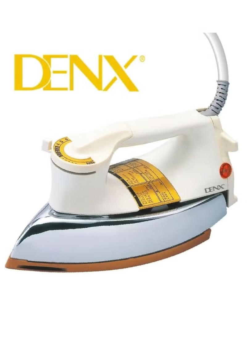 An automatic iron with an advanced safety system and various temperature settings for