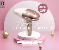 IPL Hair Removal, Ice Cool, Painless, 9 Energy Levels, 3 Modes