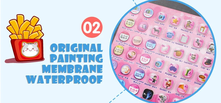 Kids Tablet Story English Learning Machine Toys Touch Song Music Game