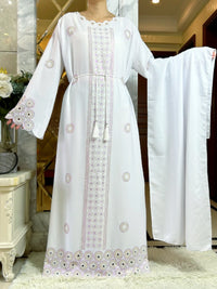 Women Elegant Dresses, Long Sleeve  Dashiki High-grade Comfort Fabric Abaya