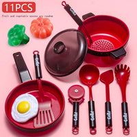 Kitchen Toys Set For Kids Girl Cooking Baby Cutting Fruit Cooking Kitchen Utensils