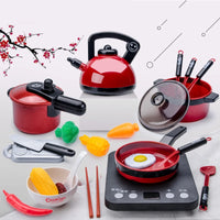 Kitchen Toys Set For Kids Girl Cooking Baby Cutting Fruit Cooking Kitchen Utensils