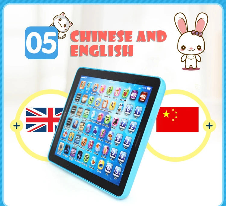 Kids Tablet Story English Learning Machine Toys Touch Song Music Game