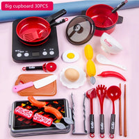 Kitchen Toys Set For Kids Girl Cooking Baby Cutting Fruit Cooking Kitchen Utensils