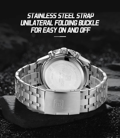 Men's Watches NAVIFORCE Original Trend Brand LCD Display Analog Digital Quartz Man Clock 30m Waterproof Luminous Male Wristwatch