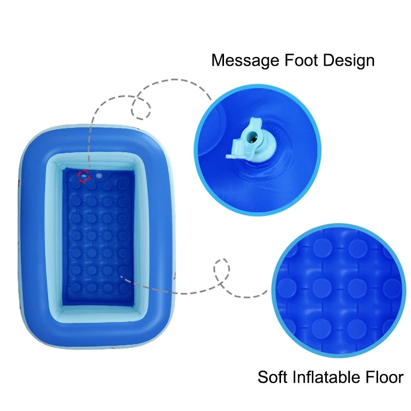 Children's Swimming Pool Inflatable Garden Kids Baby Bath Bathtub