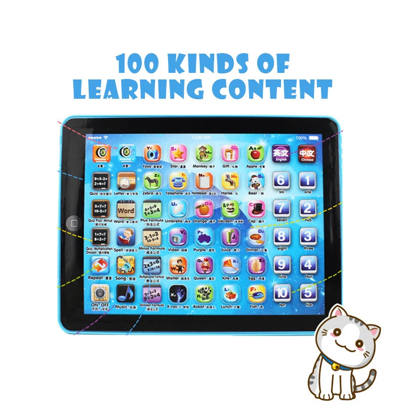 Kids Tablet Story English Learning Machine Toys Touch Song Music Game