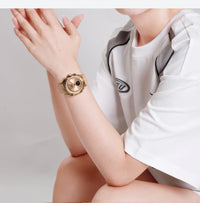 NAVIFORCE Top Brand Women's Watch Outdoor Sports Waterproof Watches Dual Time Display Quartz Wristwatches Rubber Digital Clock