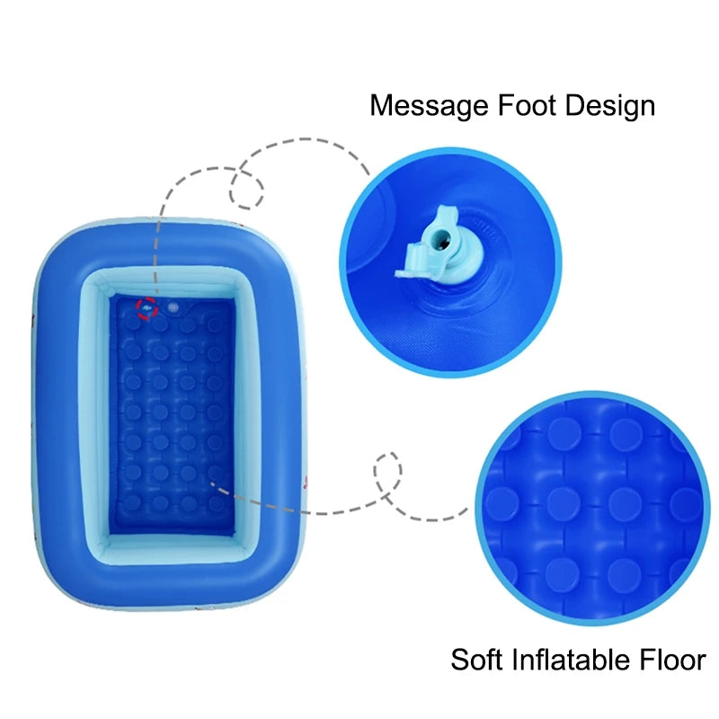 Children's Swimming Pool Inflatable Garden Kids Baby Bath Bathtub