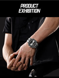 Men's Watches NAVIFORCE Original Trend Brand LCD Display Analog Digital Quartz Man Clock 30m Waterproof Luminous Male Wristwatch