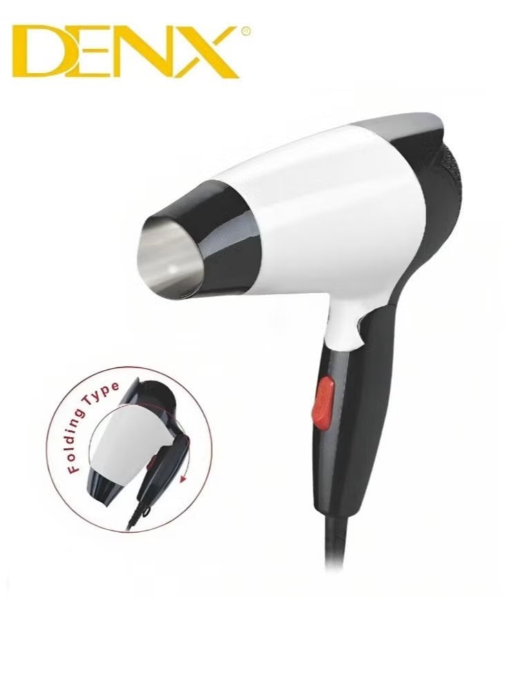 A Folding Hair Dryer With A Loaded And Lightweight Design To Soften And Dry Hair
