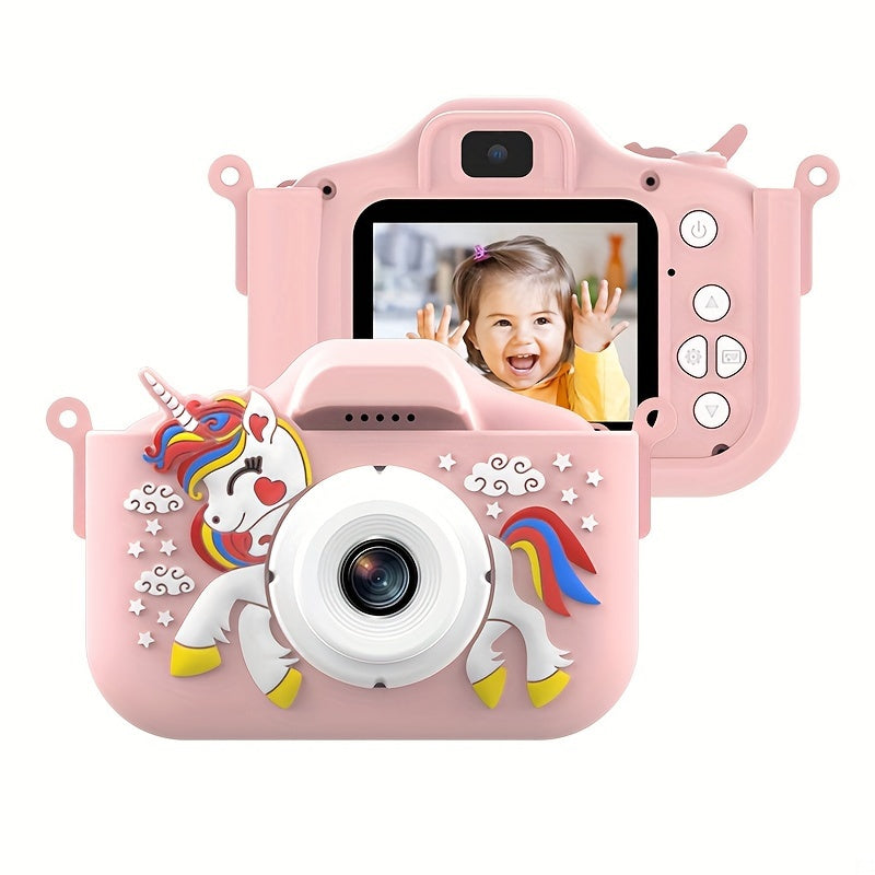 Camera Toys Digital Video Camcorder Camera With Cartoon Soft Silicone Cover