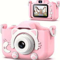 Camera Toys Digital Video Camcorder Camera With Cartoon Soft Silicone Cover